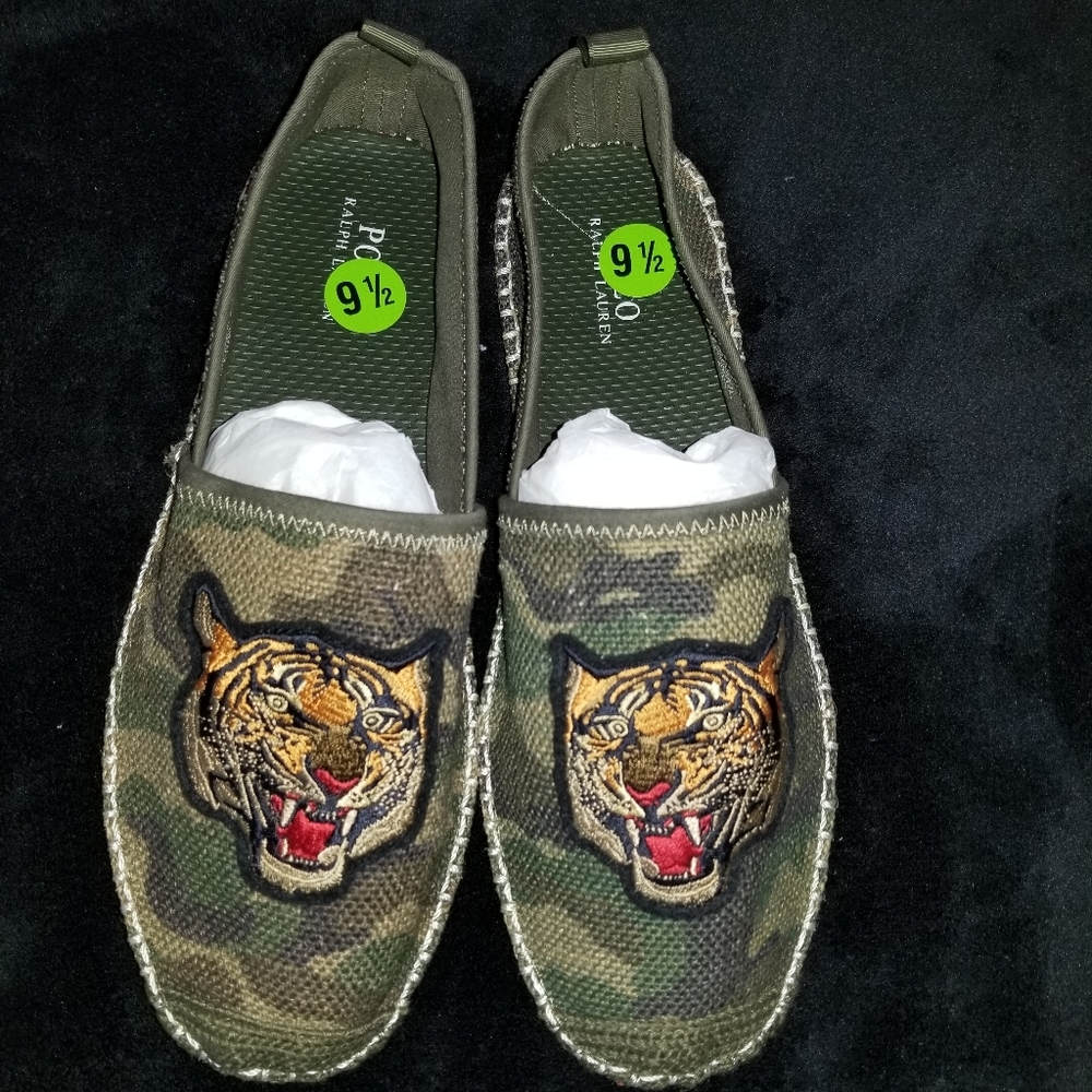 Ralph Lauren Polo Tiger face Espadrilles